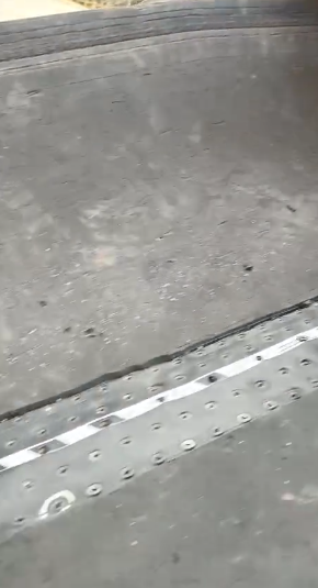 Reparacion longitudinal banda 1 triton minera